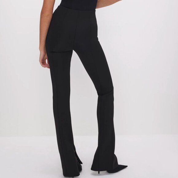 Good American | Black Scuba Pull-on High Rise Pants sz 3 NWOT - Picture 8 of 9